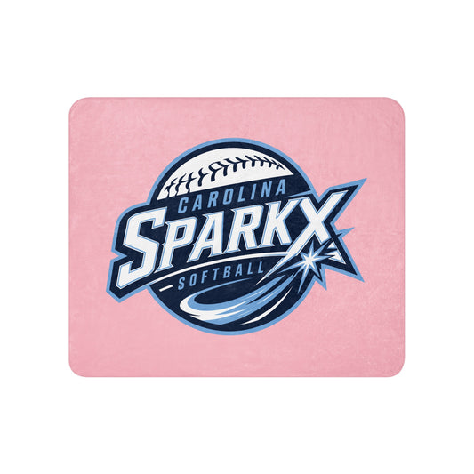 Sherpa Blanket | Carolina Sparkx | Vanguard Logo