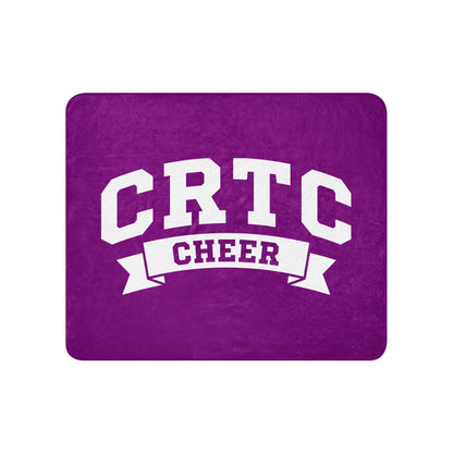 Sherpa Blanket | Catch & Release Tumble & Cheer Club | Cheer Logo