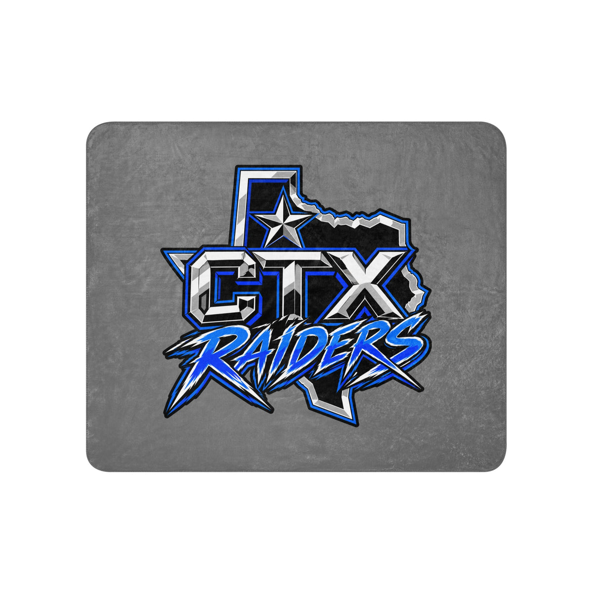 Sherpa Blanket | Central Texas Raiders | Crest Logo