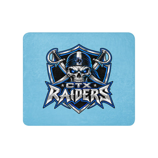 Sherpa Blanket | Central Texas Raiders | Shield Logo