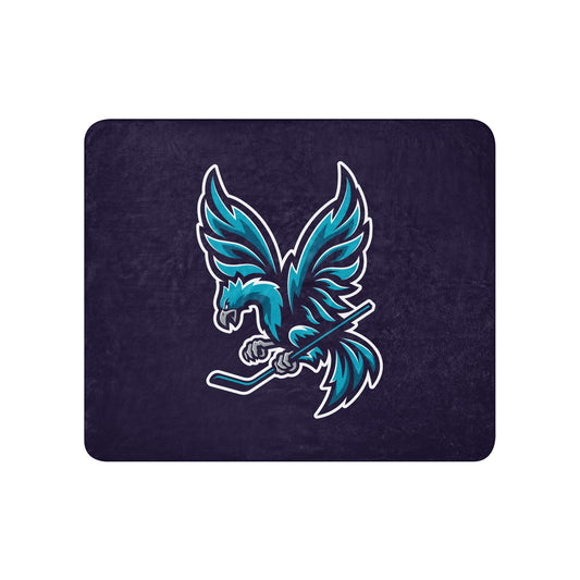 Sherpa Blanket | Charlotte Rise | Mascot Logo