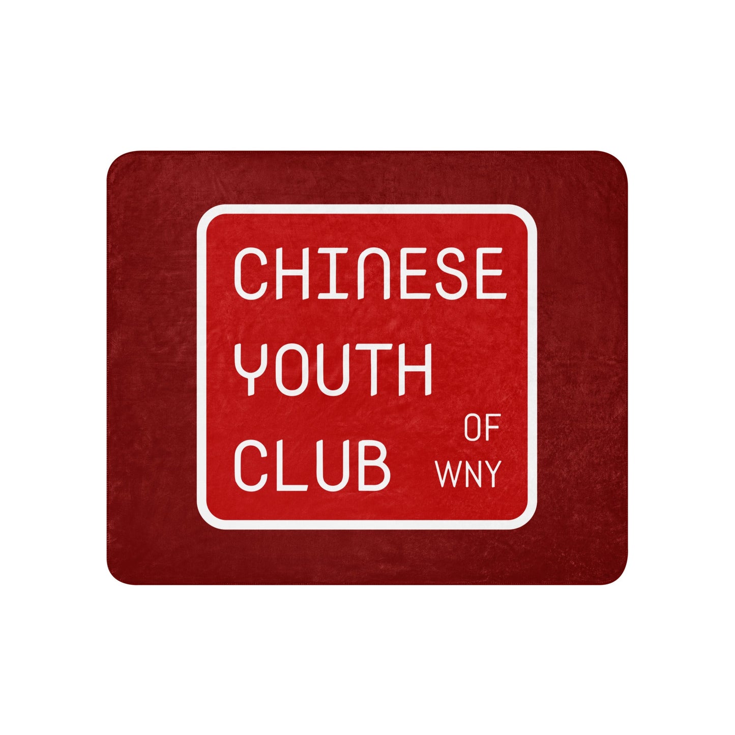 Sherpa Blanket | Chinese Youth Club of WNY | Mark Logo
