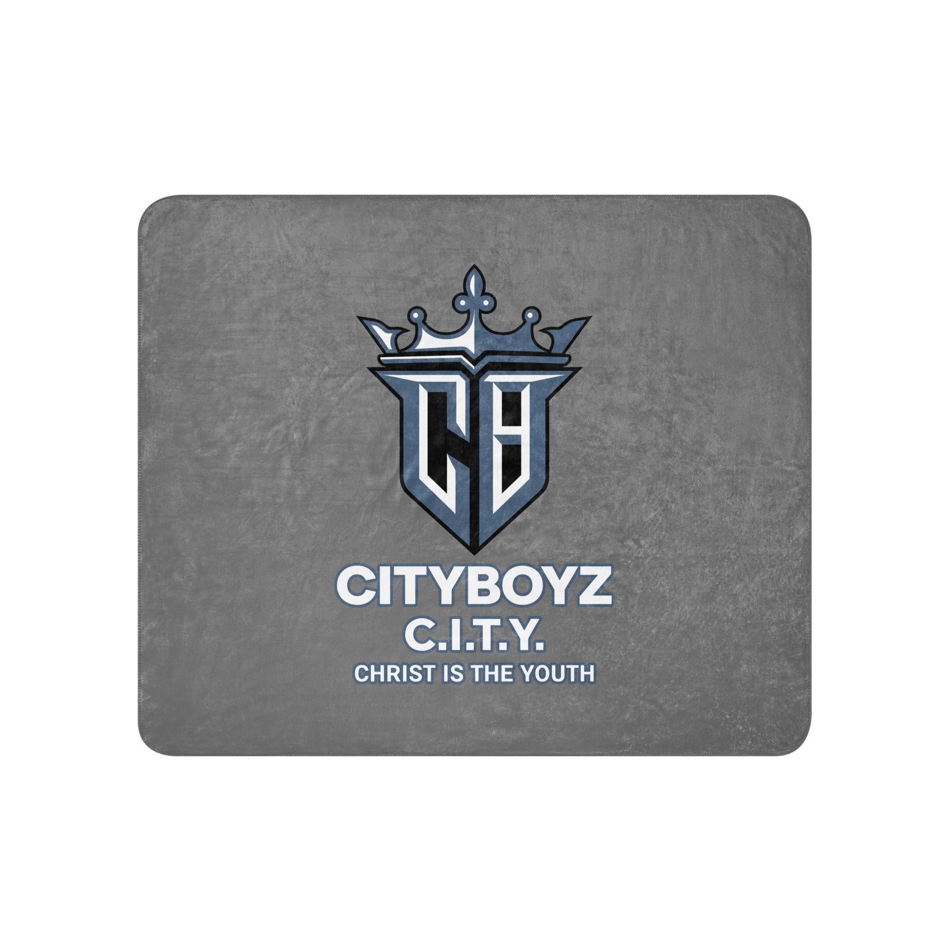 Sherpa Blanket | City Boyz Elite | Victory Royale Logo