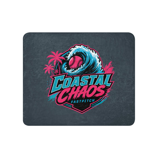 Sherpa Blanket | Coastal Chaos Fastpitch | Emblem Logo