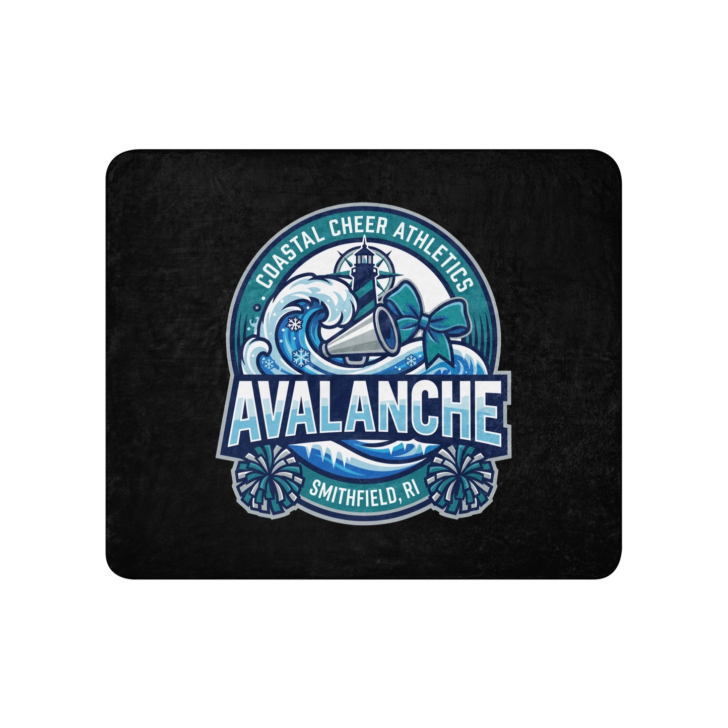 Sherpa Blanket | Coastal Cheer Athletics Avalanche