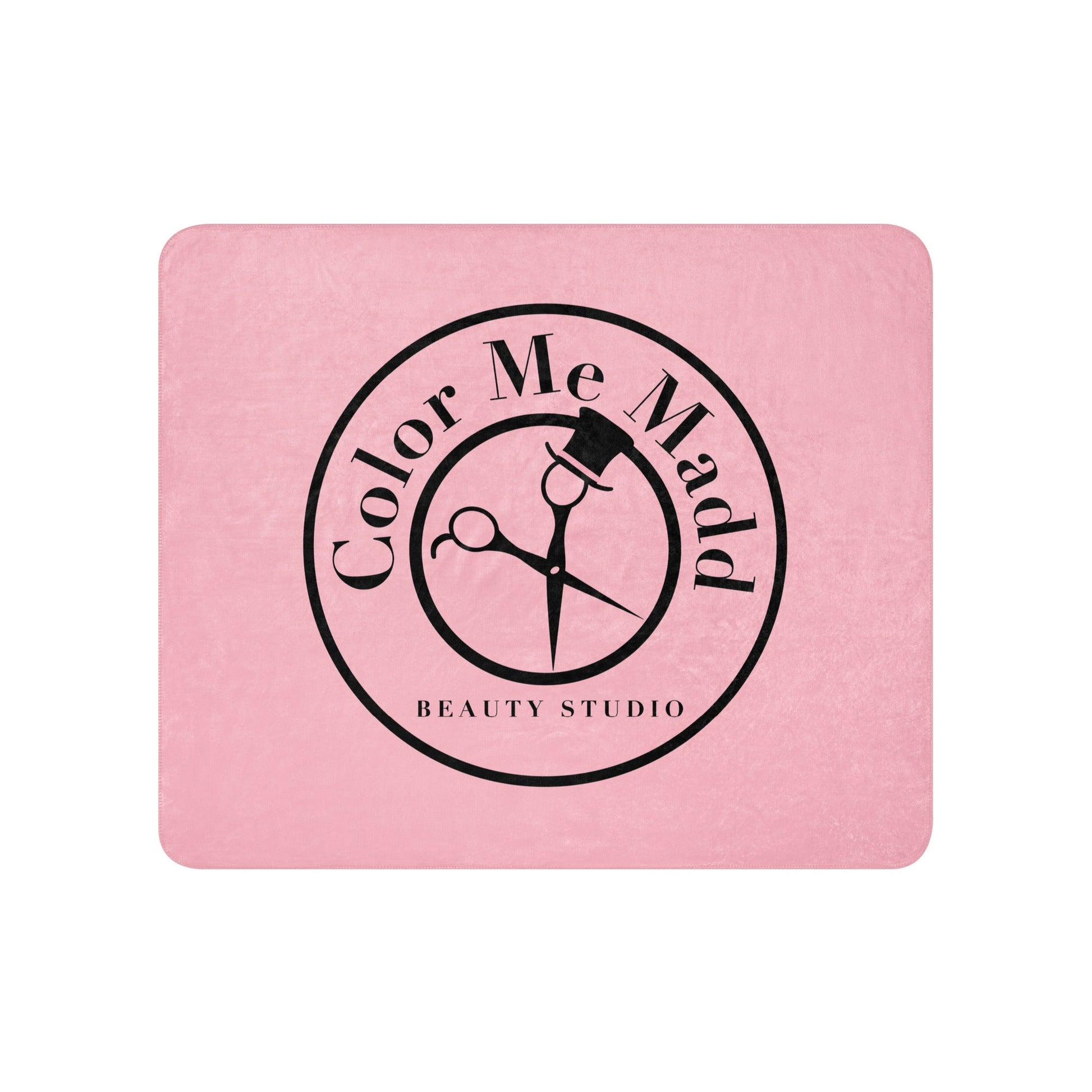 Sherpa Blanket | Color Me Madd | Blade Beauty Mark Logo