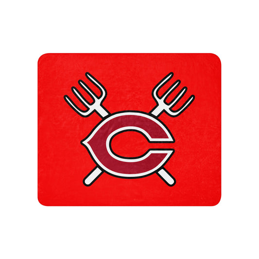Sherpa Blanket | Cozad Girls Golf | Crest Logo