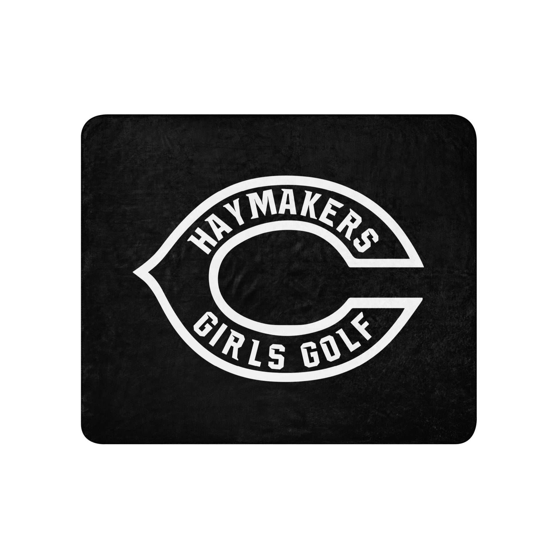 Sherpa Blanket | Cozad Girls Golf | Haymaker Vanguard Logo