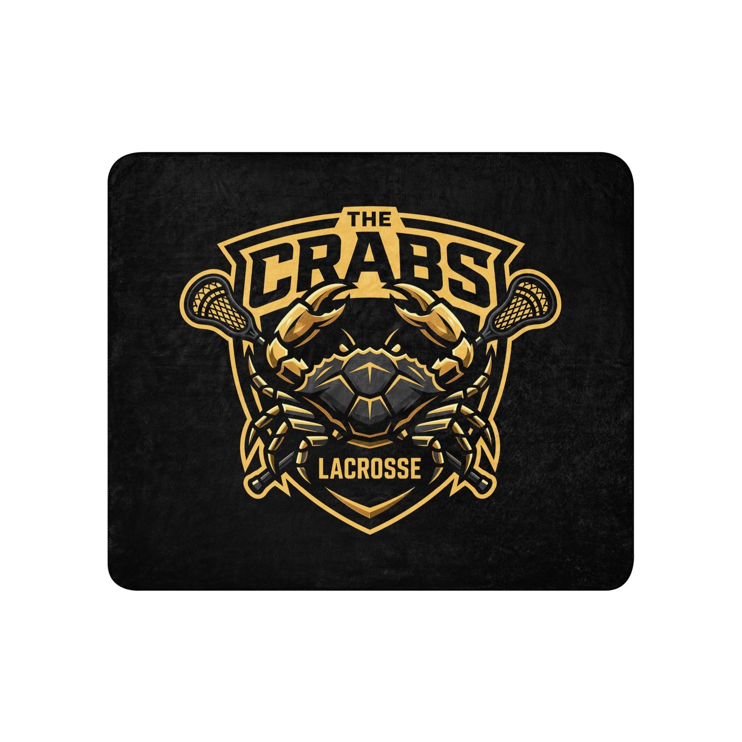 Sherpa Blanket | Crabs lax | Badge Logo