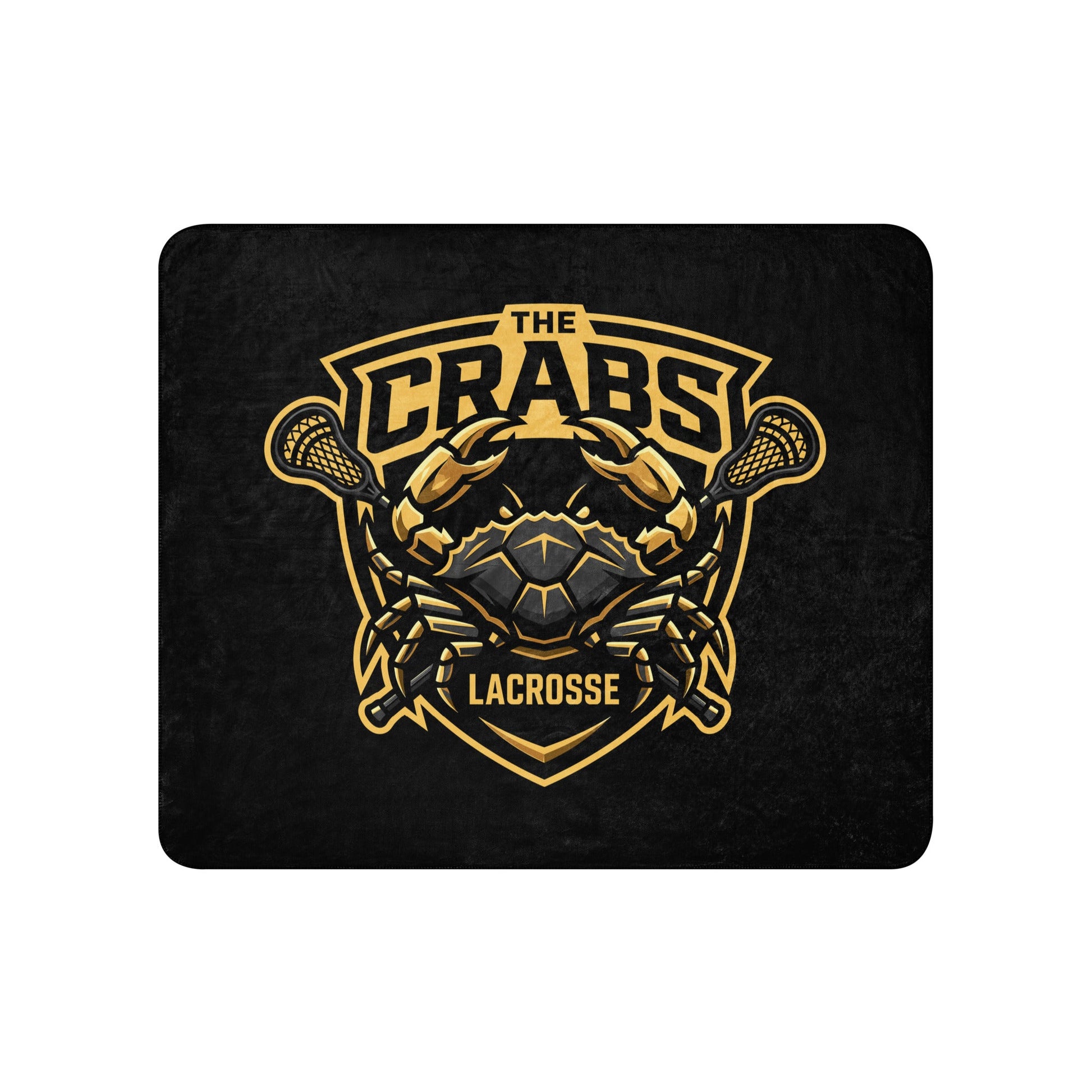 Sherpa Blanket | Crabs lax | Badge Logo