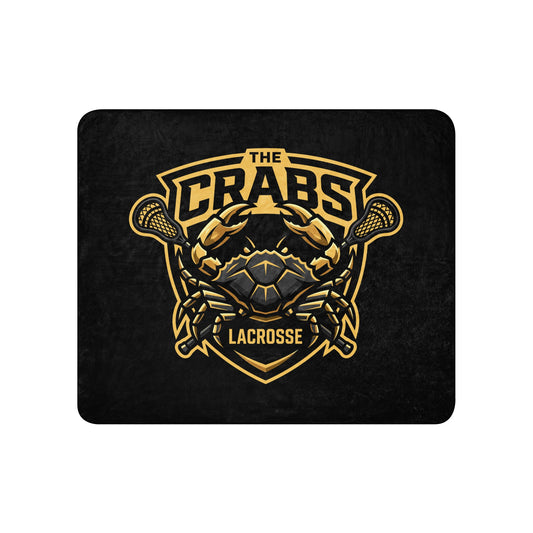Sherpa Blanket | Crabs lax | Badge Logo