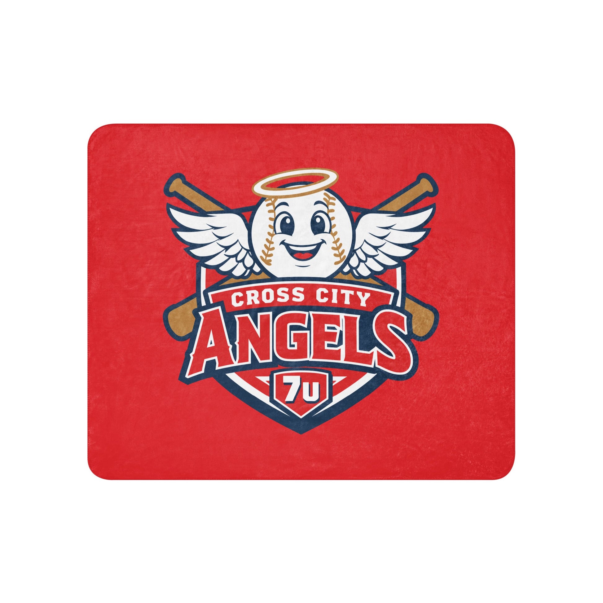 Sherpa Blanket | Cross City Angels | Shield Logo