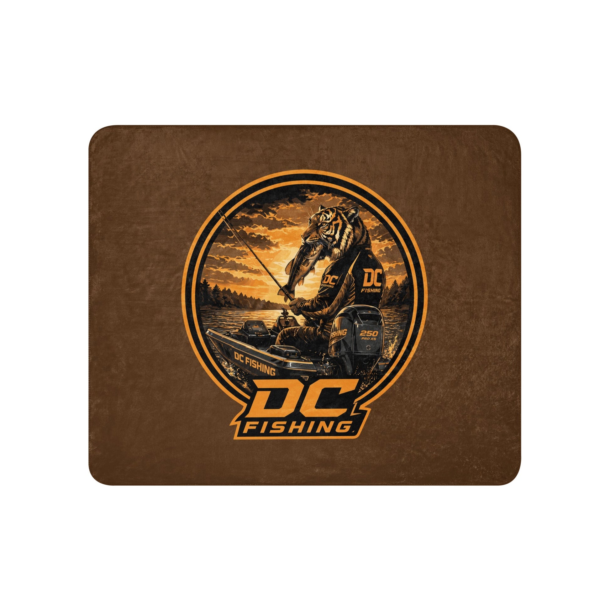 Sherpa Blanket | DeKalb Fishing Team | Badge Logo