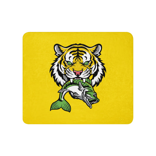 Sherpa Blanket | DeKalb Fishing Team | Mascot Logo