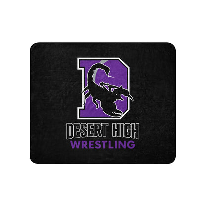 Sherpa Blanket | Desert High Scorpions | Crest Logo