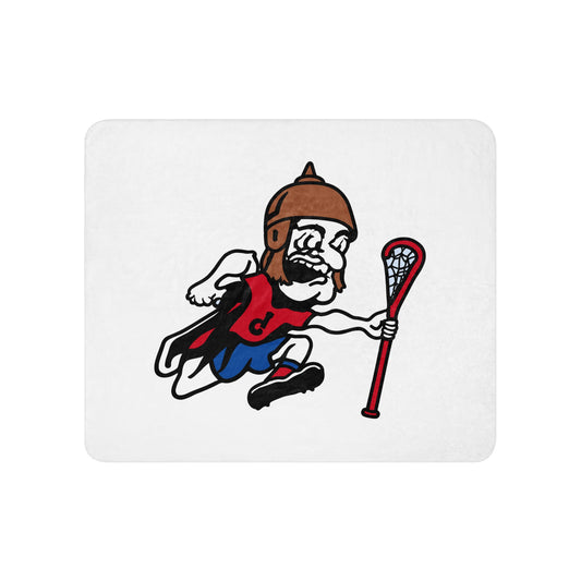 Sherpa Blanket | Detroit Lacrosse | Crest Logo