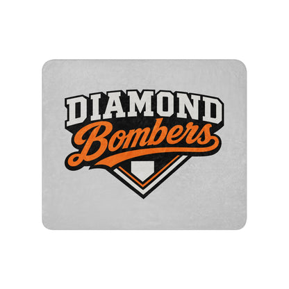 Sherpa Blanket | Diamond Bombers | Emblem Logo