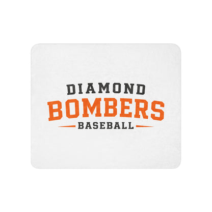 Sherpa Blanket | Diamond Bombers | Modern Script Logo