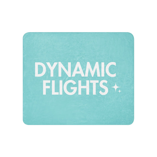 Sherpa Blanket | Dynamic Flights Gymnastics | Alt Logo