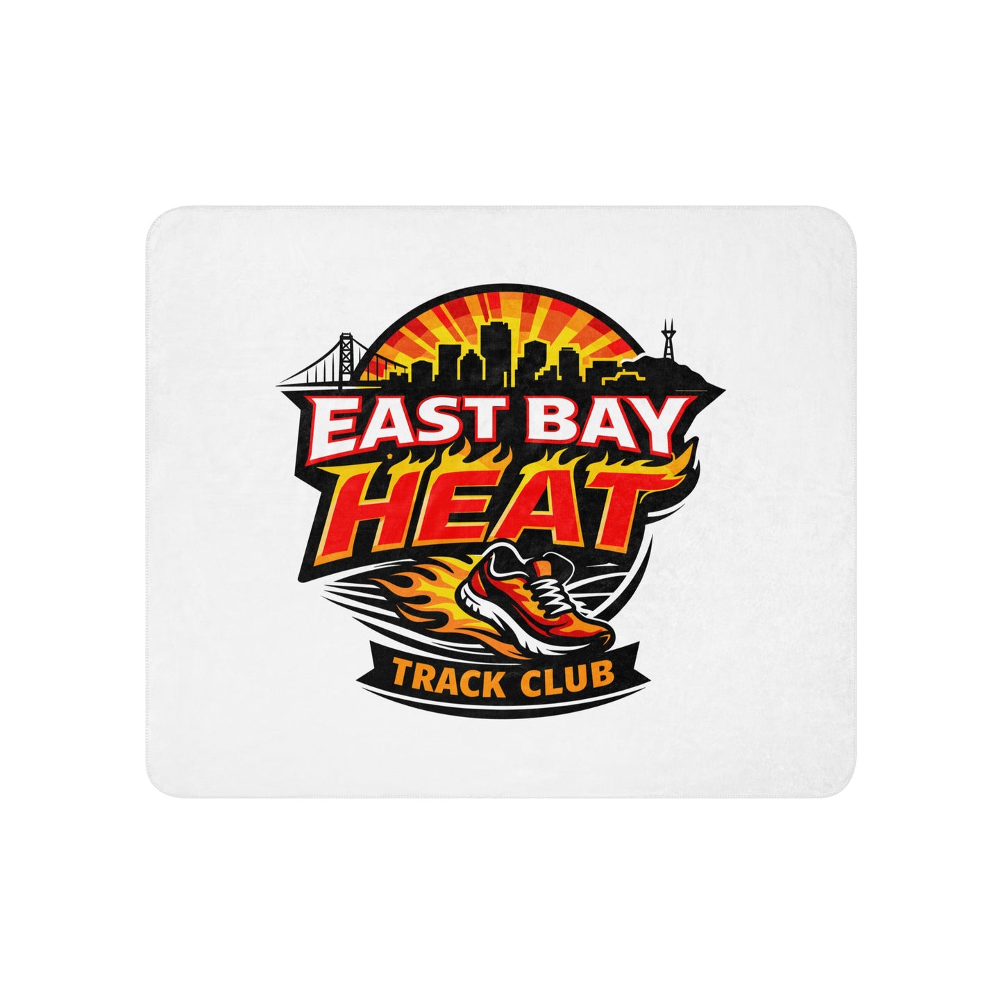 Sherpa Blanket | East Bay Heat Track Club | Alt Logo