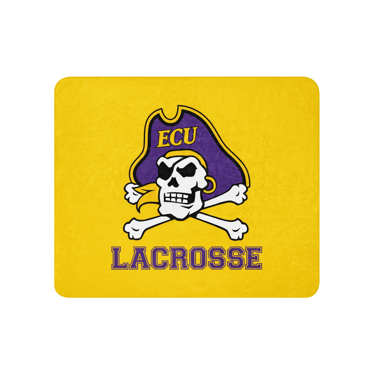 Sherpa Blanket | ECU Club Womens Lacrosse | Ironclad Corsairs Logo