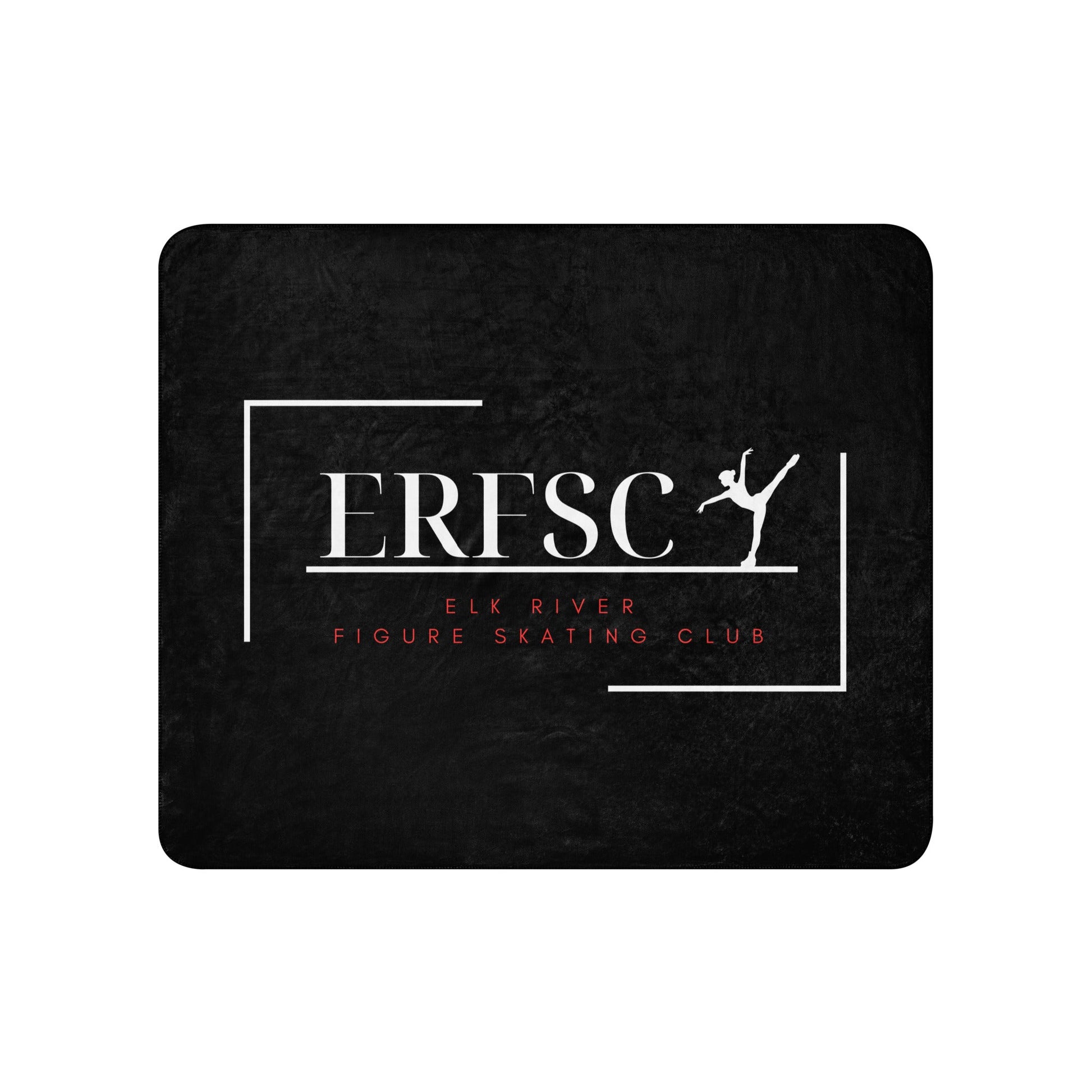 Sherpa Blanket | Elk River Figure Skating Club | Alt Logo 1