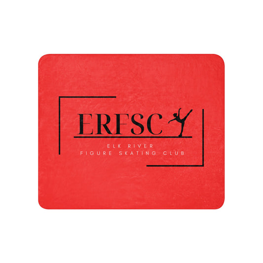 Sherpa Blanket | Elk River Figure Skating Club | Alt Logo 2