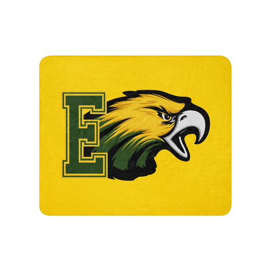 Sherpa Blanket | Evergreen Junior High | Mascot Logo