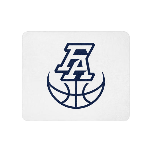 Sherpa Blanket | FA Basketball | Crest Logo