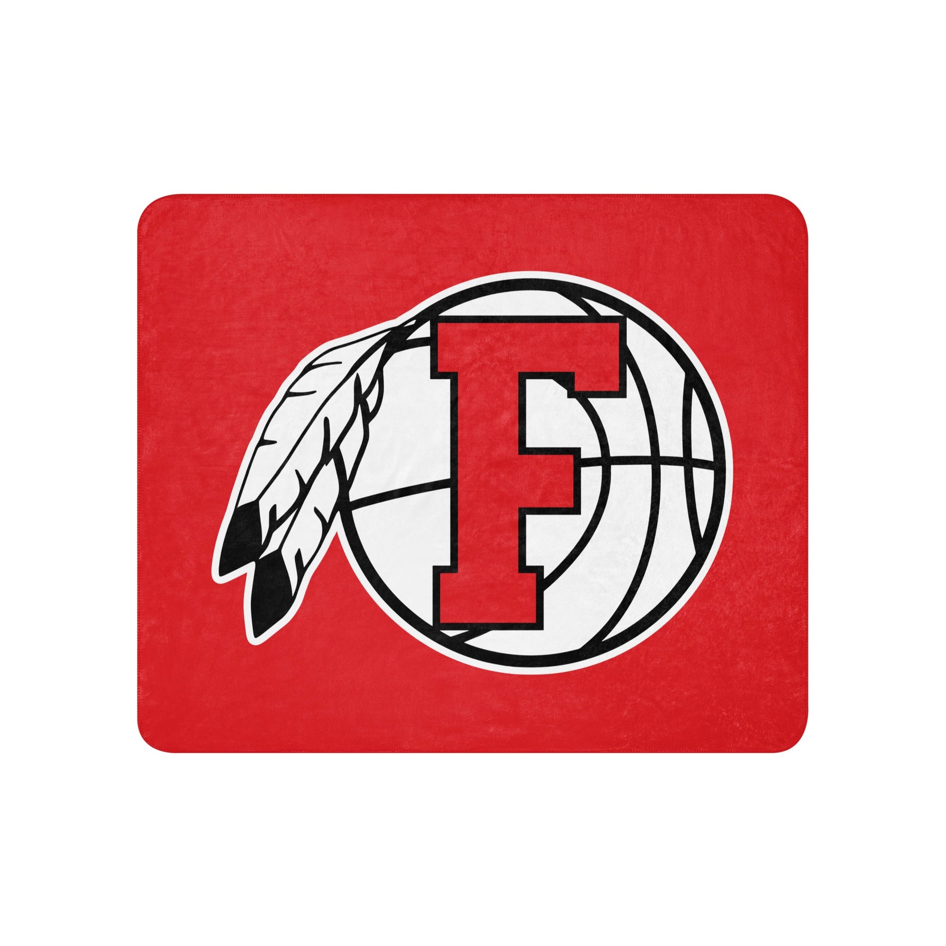 Sherpa Blanket | Fallbrook Basketball | Retro Logo
