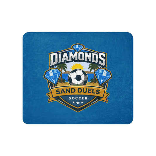 Sherpa Blanket | FC Charles: Diamonds | Crest Logo