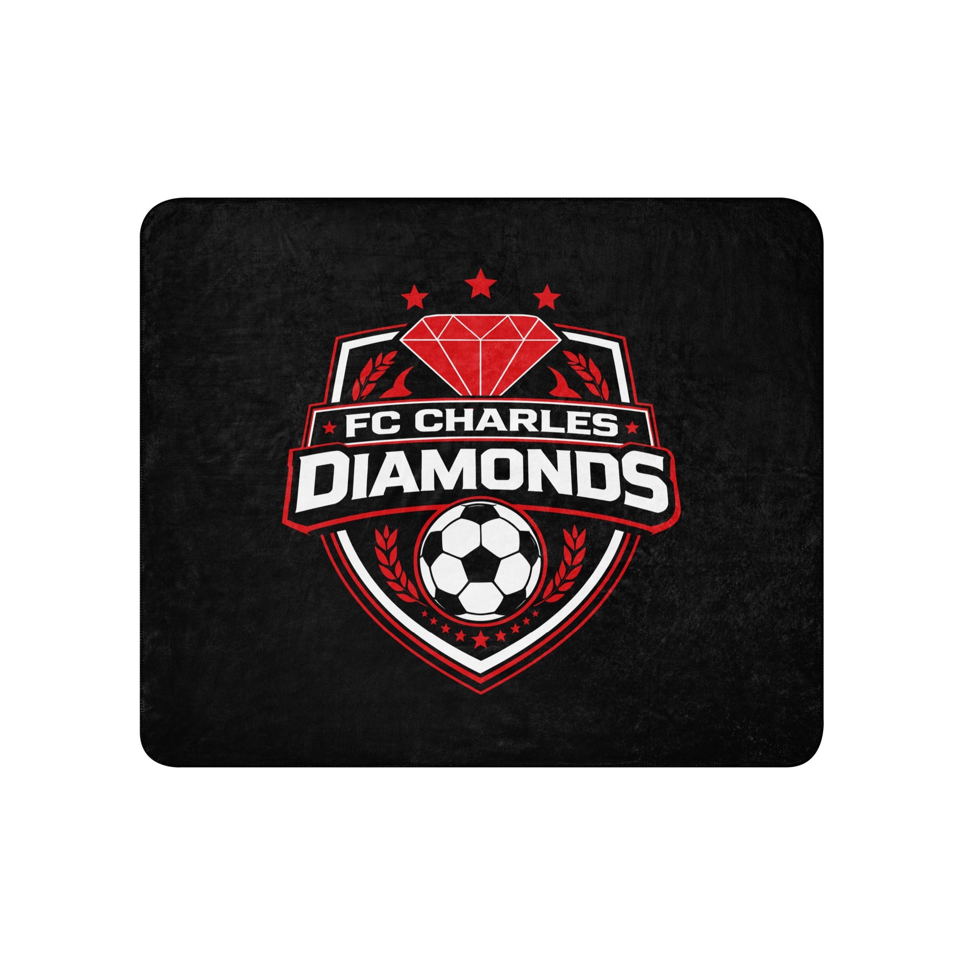 Sherpa Blanket | FC Charles: Diamonds | Shield Logo
