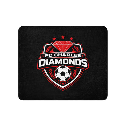 Sherpa Blanket | FC Charles: Diamonds | Shield Logo