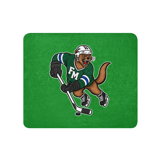 Sherpa Blanket | Fighting Mongooses Hockey Club | Vanguard Otters Logo