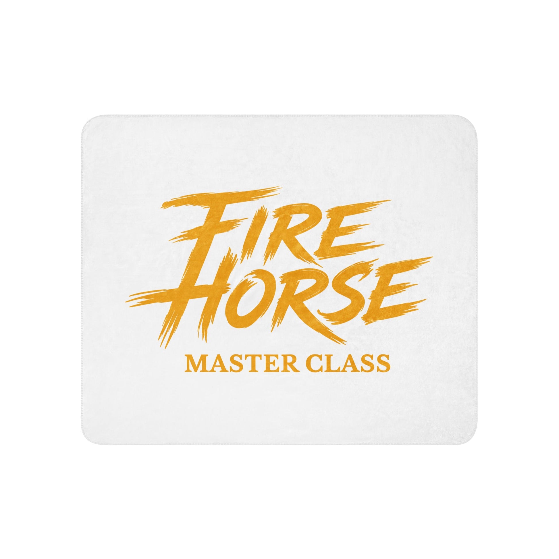 Sherpa Blanket | Fire Horse Masters | Modern Script Logo