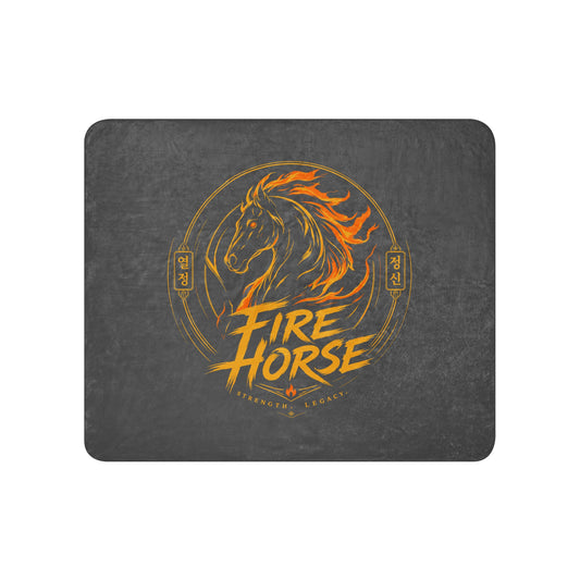 Sherpa Blanket | Fire Horse Masters | Vanguard Logo