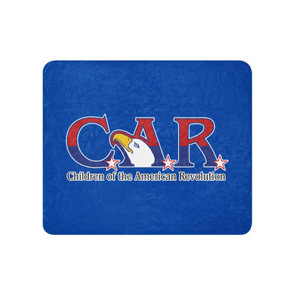 Sherpa Blanket | Georgia State Society Children of the American Revolution | Mark Logo