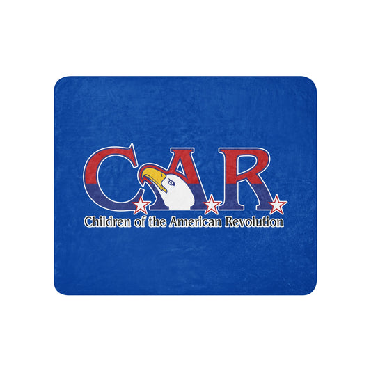 Sherpa Blanket | Georgia State Society Children of the American Revolution | Mark Logo