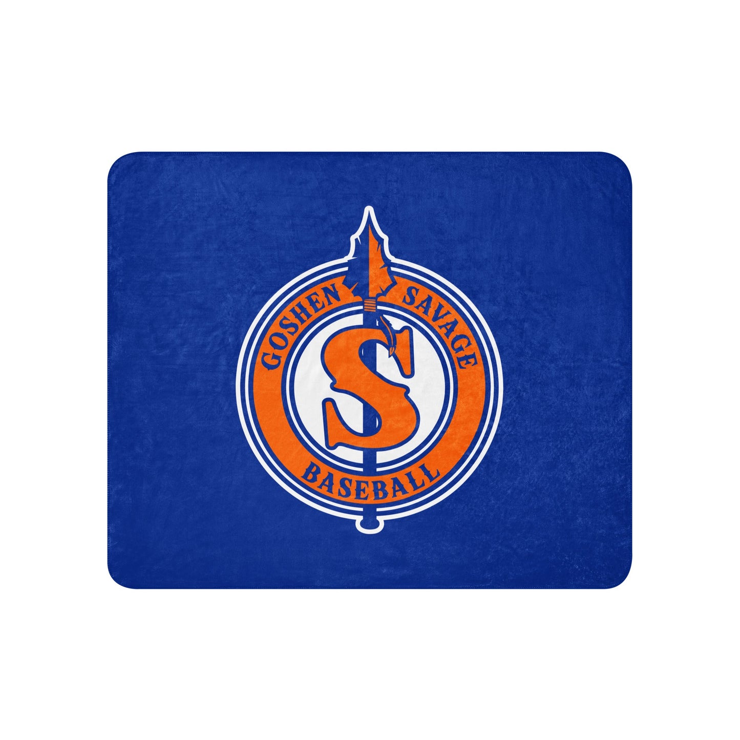 Sherpa Blanket | Goshen Savage Baseball | Badge Logo