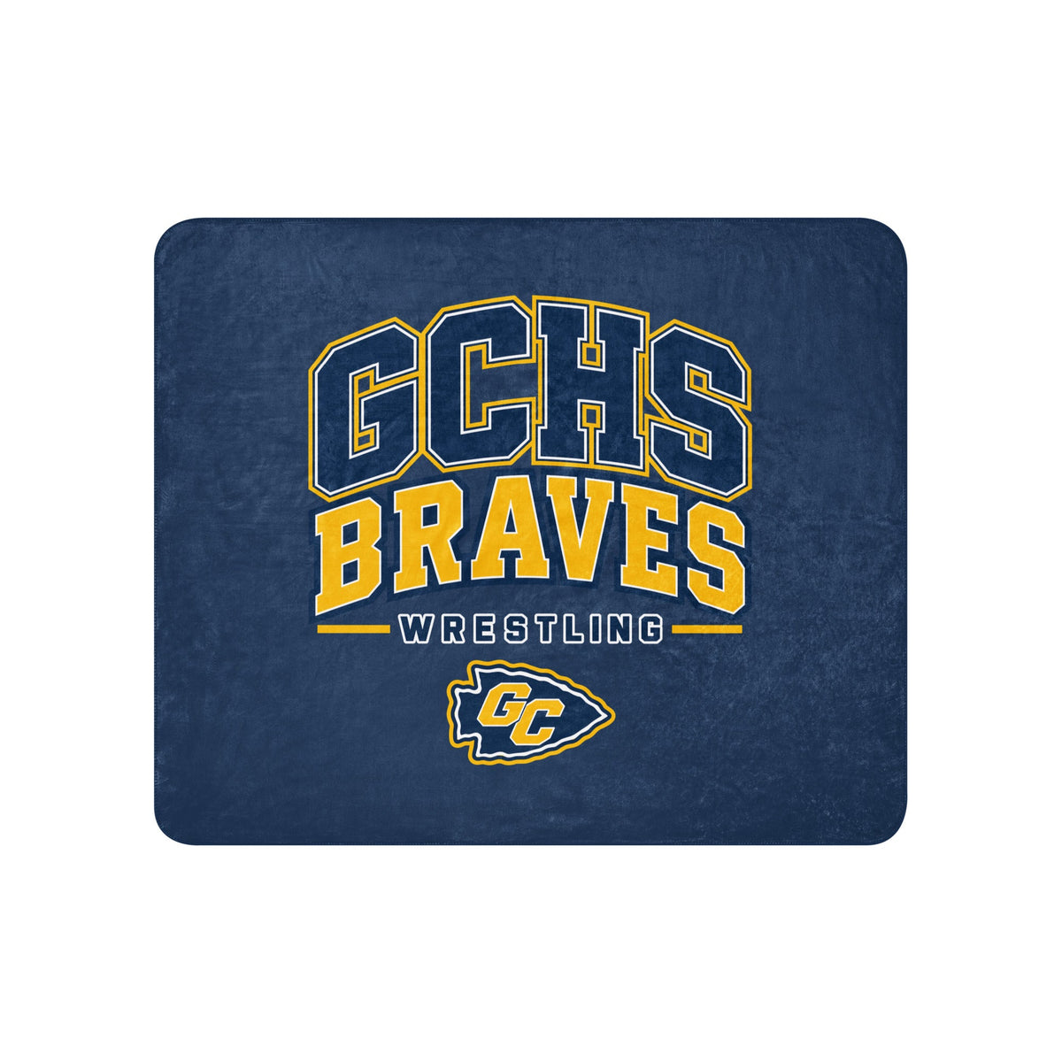 Sherpa Blanket | Grant County High School Wrestling | Vanguard Logo
