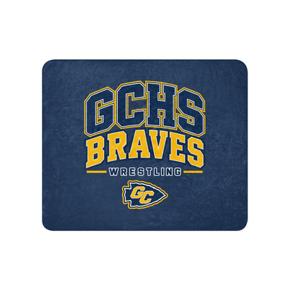 Sherpa Blanket | Grant County High School Wrestling | Vanguard Logo