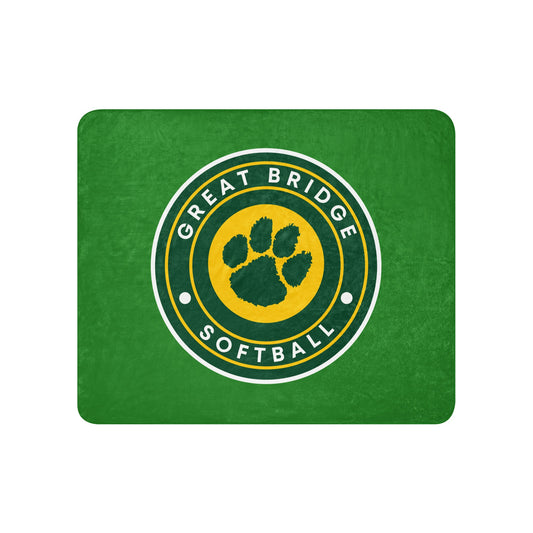 Sherpa Blanket | Great Bridge Softball Booster | Badge Logo