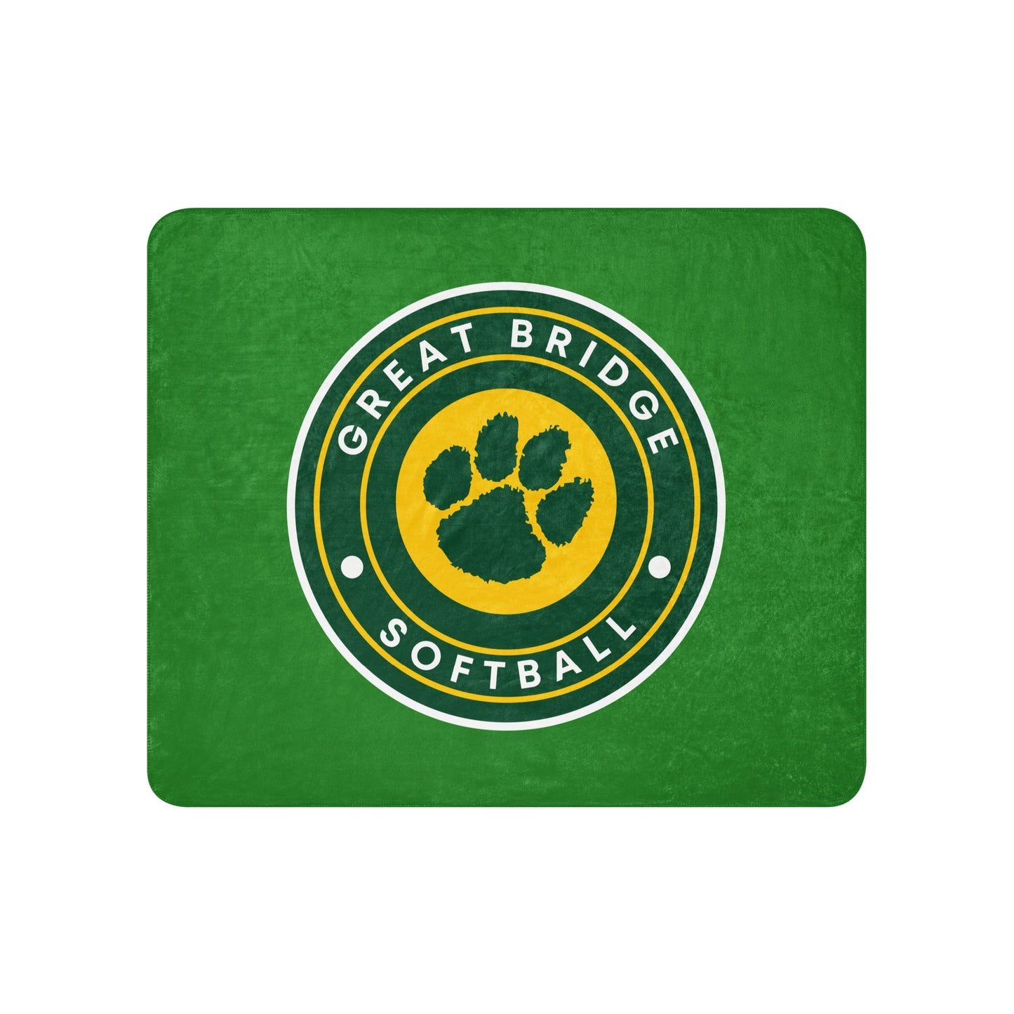 Sherpa Blanket | Great Bridge Softball Booster | Badge Logo