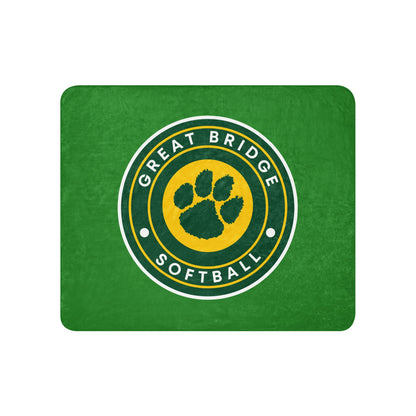 Sherpa Blanket | Great Bridge Softball Booster | Badge Logo