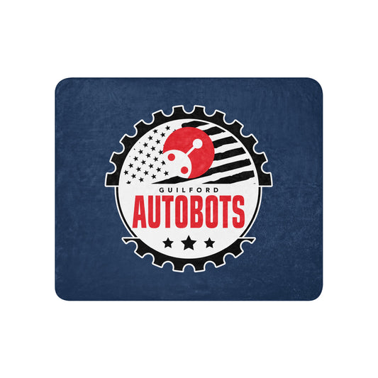 Sherpa Blanket | Guilford Autobots | Emblem Logo
