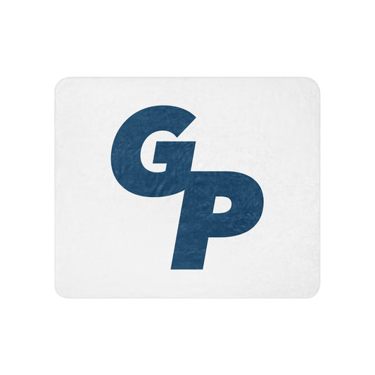 Sherpa Blanket | Gymnastics Pacifica | GP Logo