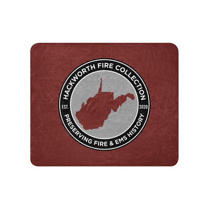 Sherpa Blanket | Hackworth Fire Collection | Badge Logo