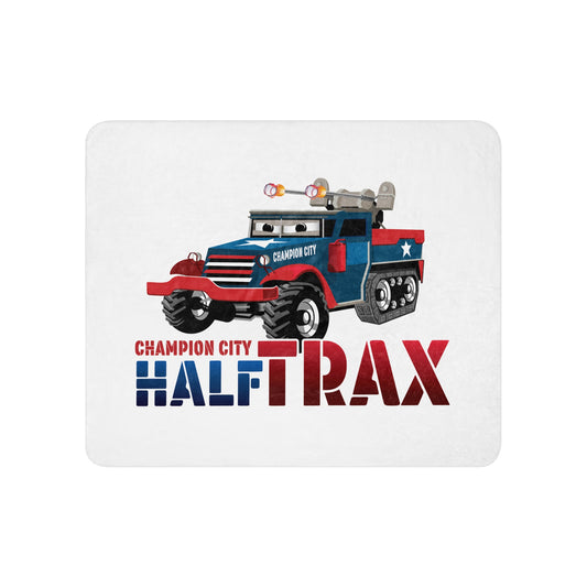 Sherpa Blanket | Half Trax Baseball | Mascot Logo