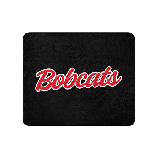Sherpa Blanket | Hemingford Bobcats | Script Logo