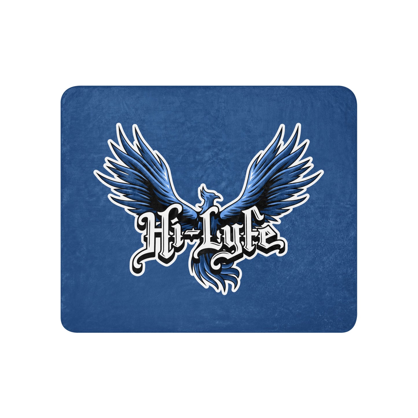 Sherpa Blanket | Hi - Lyfe Basketball | Wings Logo